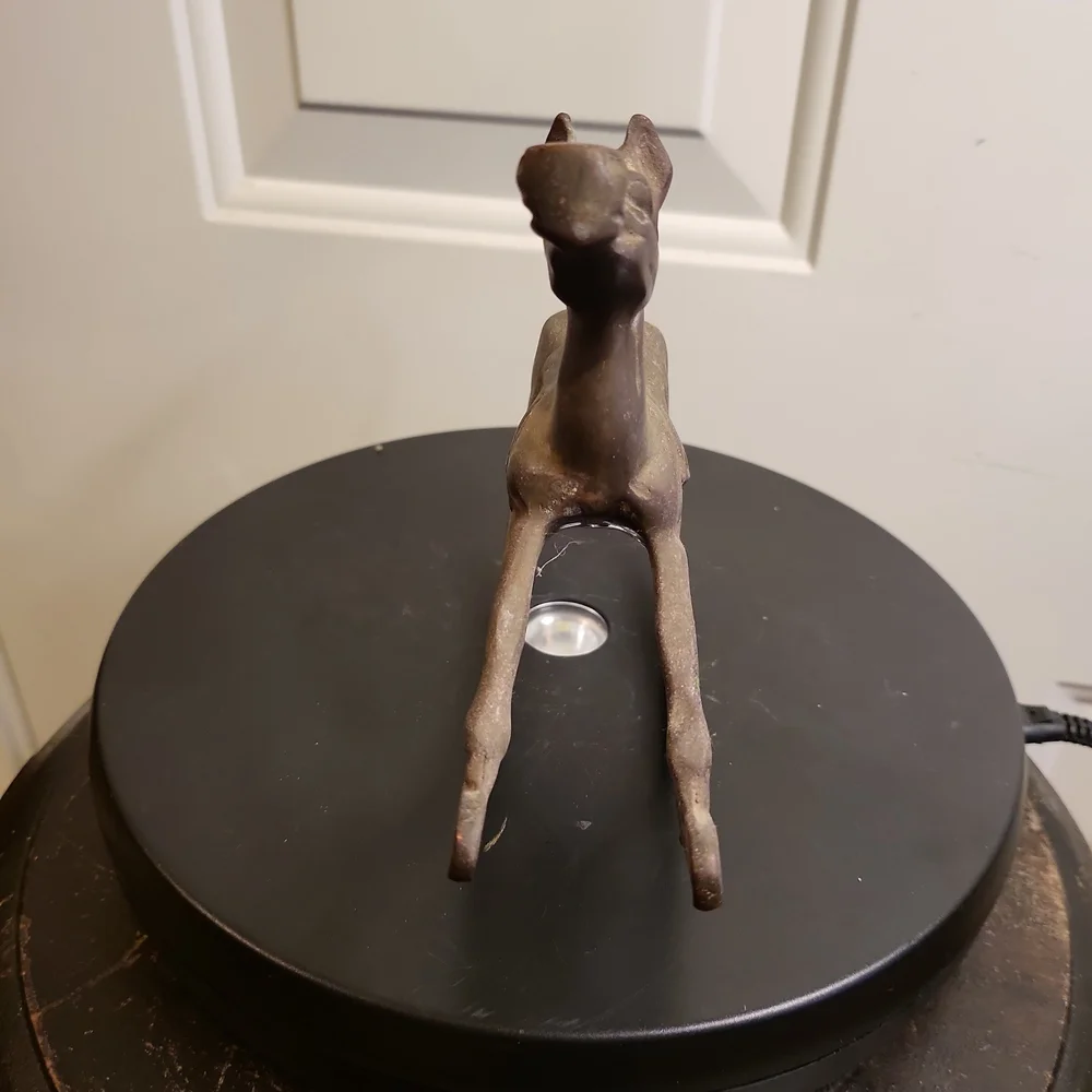 Vintage Brass / Bronze MCM Rocking Horse 7.25" - Picture 4 of 7